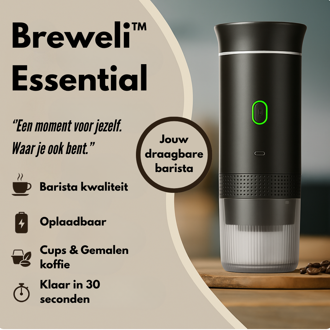 Breweli - tragbare Kaffeemaschine