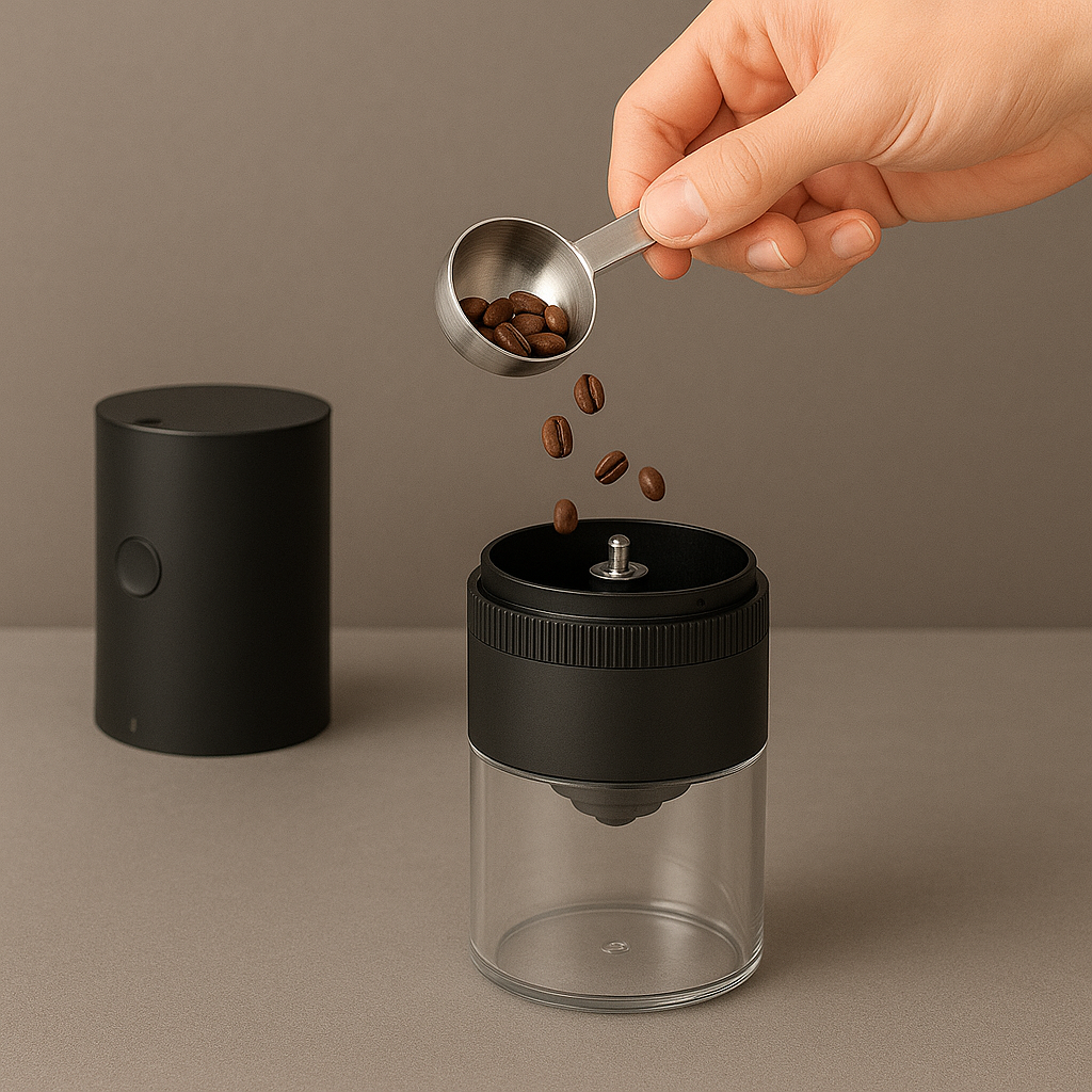 Breweli™ Pulse – Tragbare Elektrische Kaffeemühle