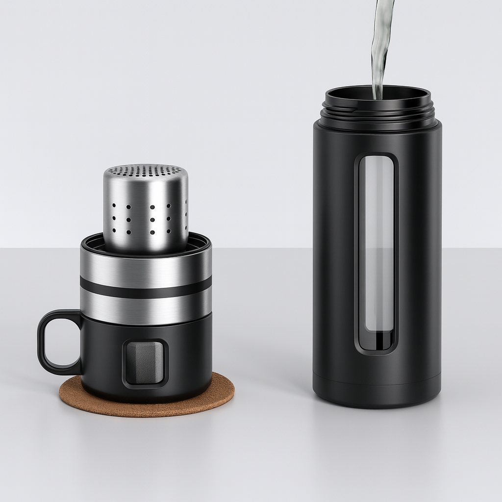 Breweli Infuser – Luxus Teeflasche mit Eingebautem Sieb (520 ml)
