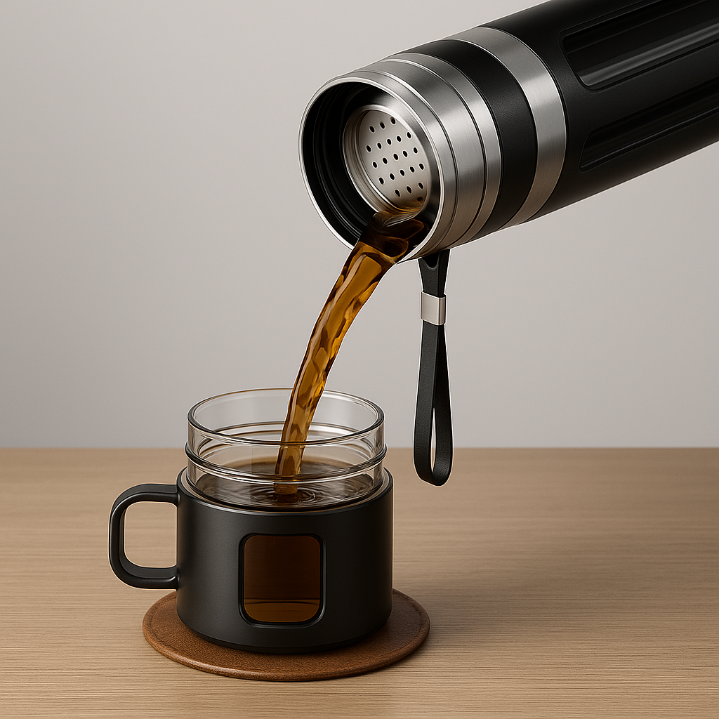 Breweli Infuser – Luxus Teeflasche mit Eingebautem Sieb (520 ml)