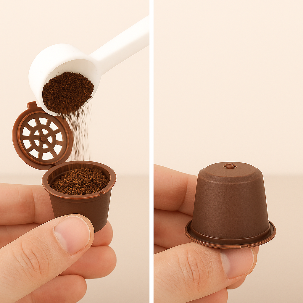 Breweli Kapseln – Wiederverwendbare Nespresso Kapseln