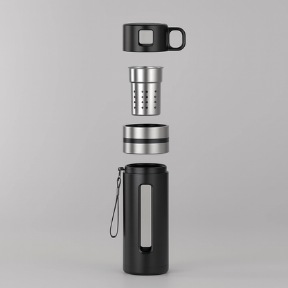 Breweli Infuser – Luxus Teeflasche mit Eingebautem Sieb (520 ml)