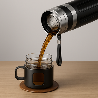 Breweli Infuser – Luxus Teeflasche mit Eingebautem Sieb (520 ml)