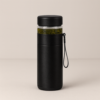 Breweli Isolerende Fles met Thee-infuser – Houdt 6 uur warm & 12 uur koud