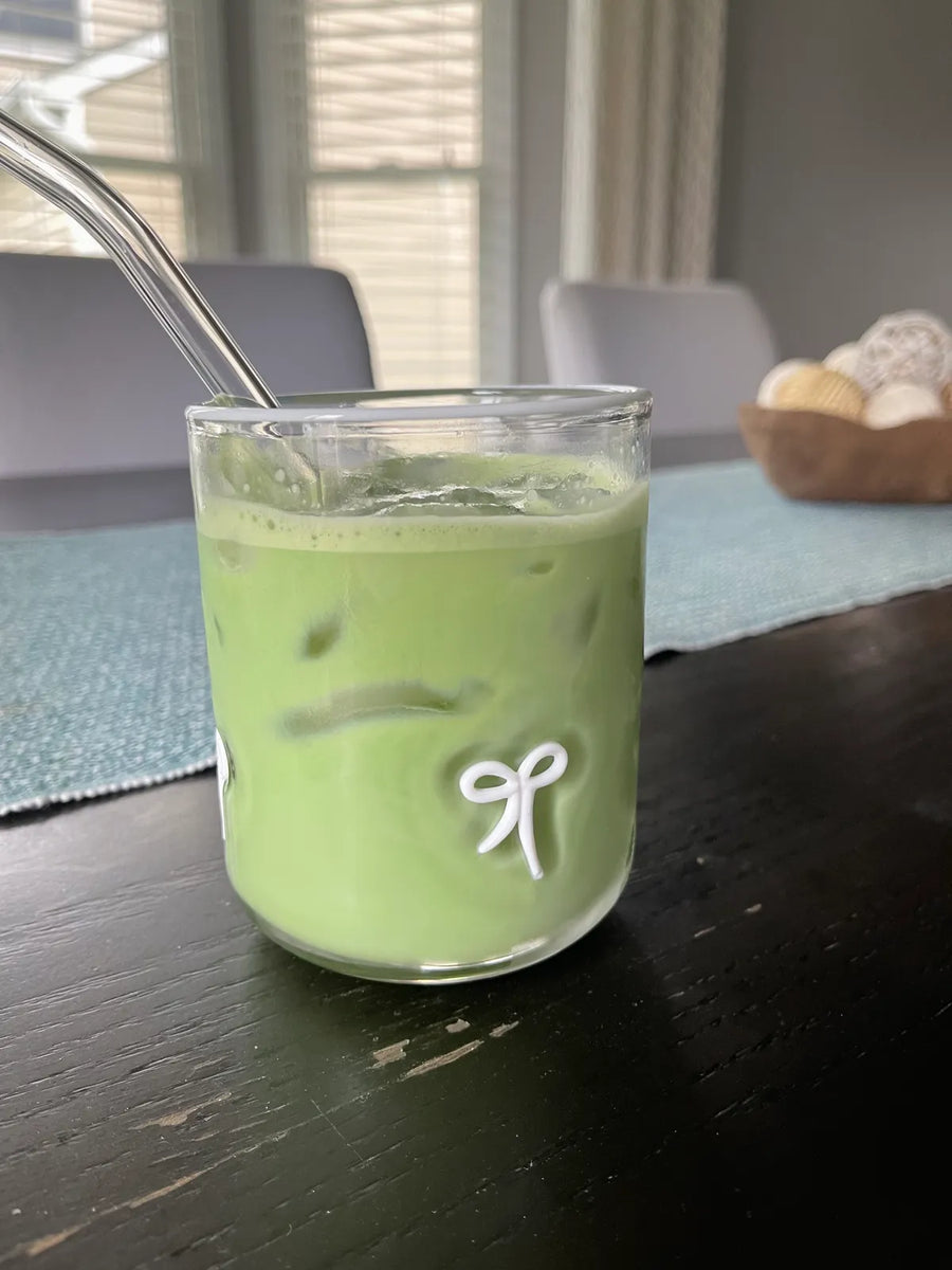 Customer enjoying matcha